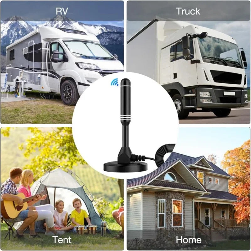 DTMB TV Antenna Aluminum Rod Suction Cup Type for Europe & America ATSC DVB-T2 Domestic TV Antenna Oasis Select