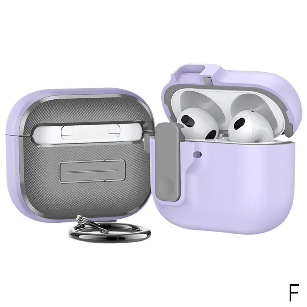 Silicone Case for AirPods 4 – TPU+PC Protective Cover