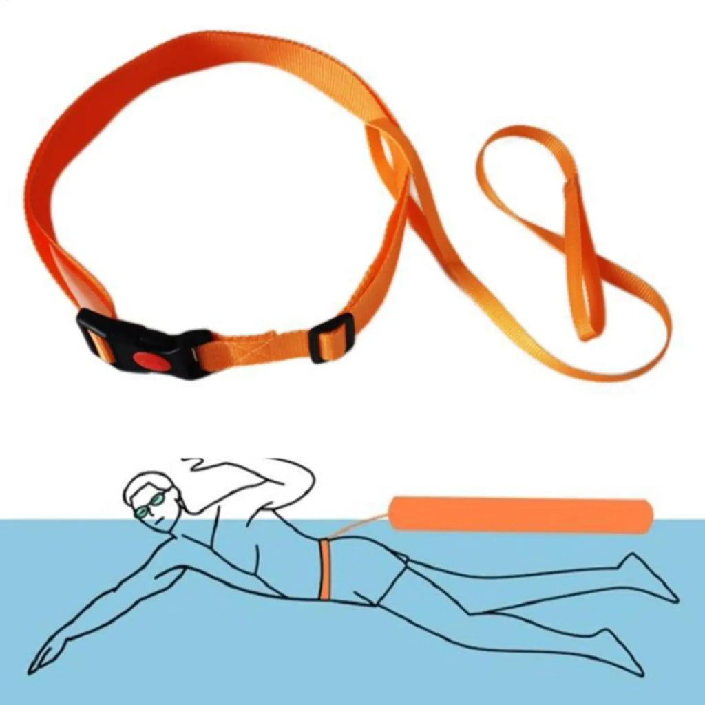 1pc Swim Training Belts Swim Tether Cords Resistance Bands Swim Tether Swimming Belt Strap Swim Resistance Belt Life Ring Straps Oasis Select