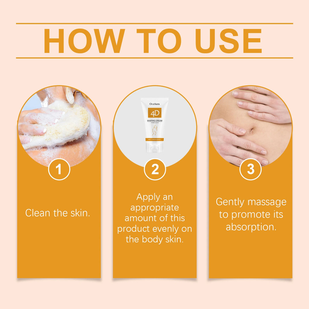 Body Shaping Cream Fat Burning Tightening Reduce Cellulite Firming skin Lifting Moisturizing Strengthen Body Muscle Lotion Oasis Select
