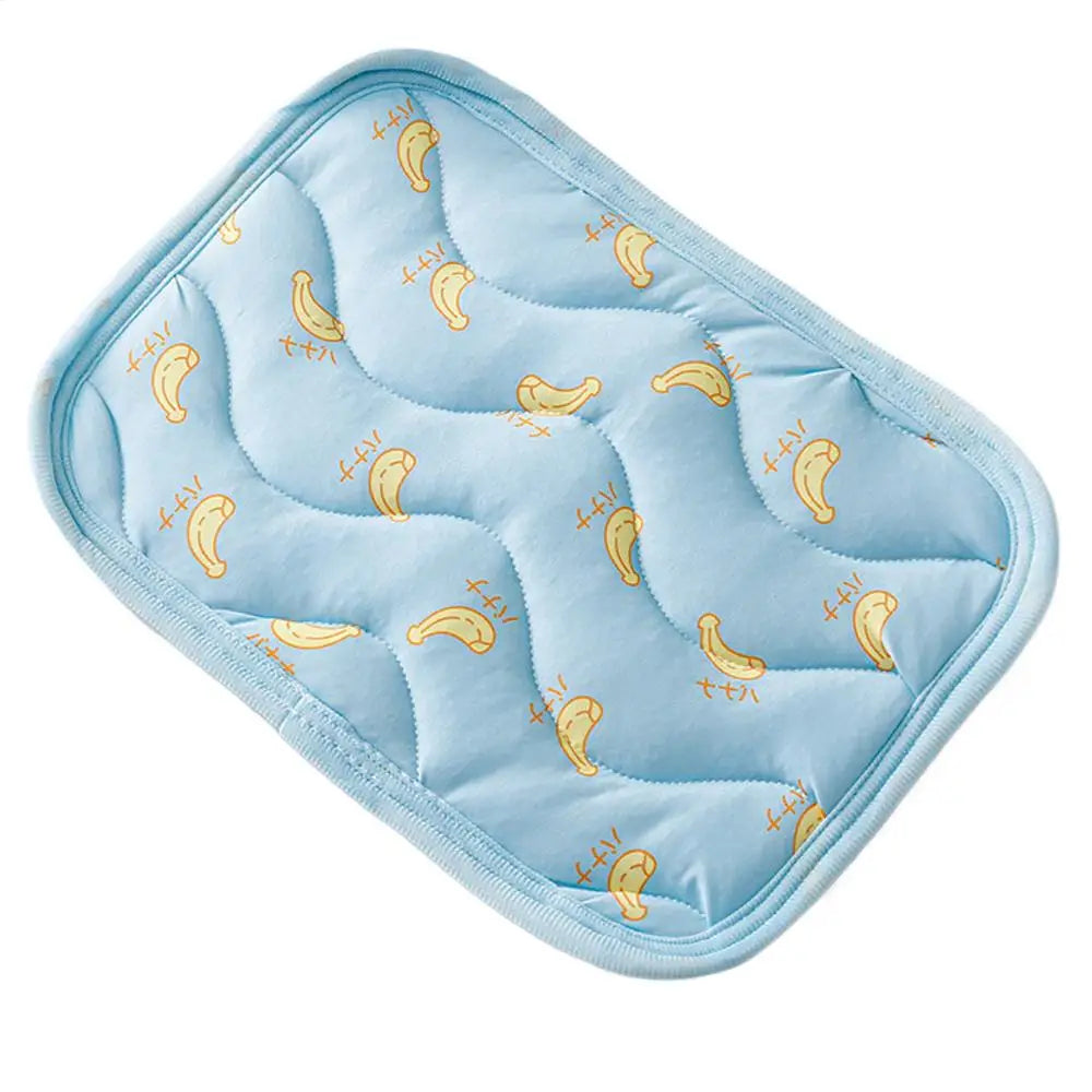 Pet Cooling Mat Summer Pet Cold Bed For Small Dogs Cat Durable Blanket Sofa Cat Ice Pad summer Blanket Pet Accessories Oasis Select Blue