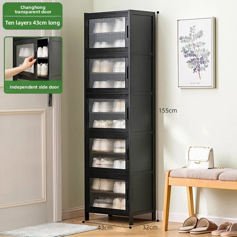 Shoe cabinet entrance household shoe rack simple storage artifact space saving multi-storey dormitory Oasis Select Ten floors 40