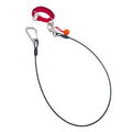 4.56FT Deep Sea Training Freediving Lanyard Spearfishing Scuba Diving Safety Stainless Steel Leash & Quick Release Wrist Strap Oasis Select black red
