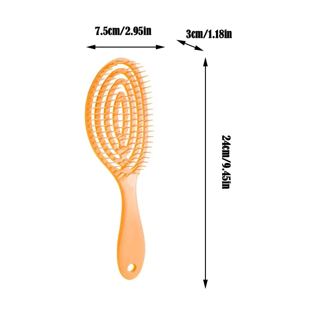 Hair Massage Comb Bristle Nylon Hairbrush Curly Detangle Hair Brush for Salon Hairdressing Tools Oasis Select
