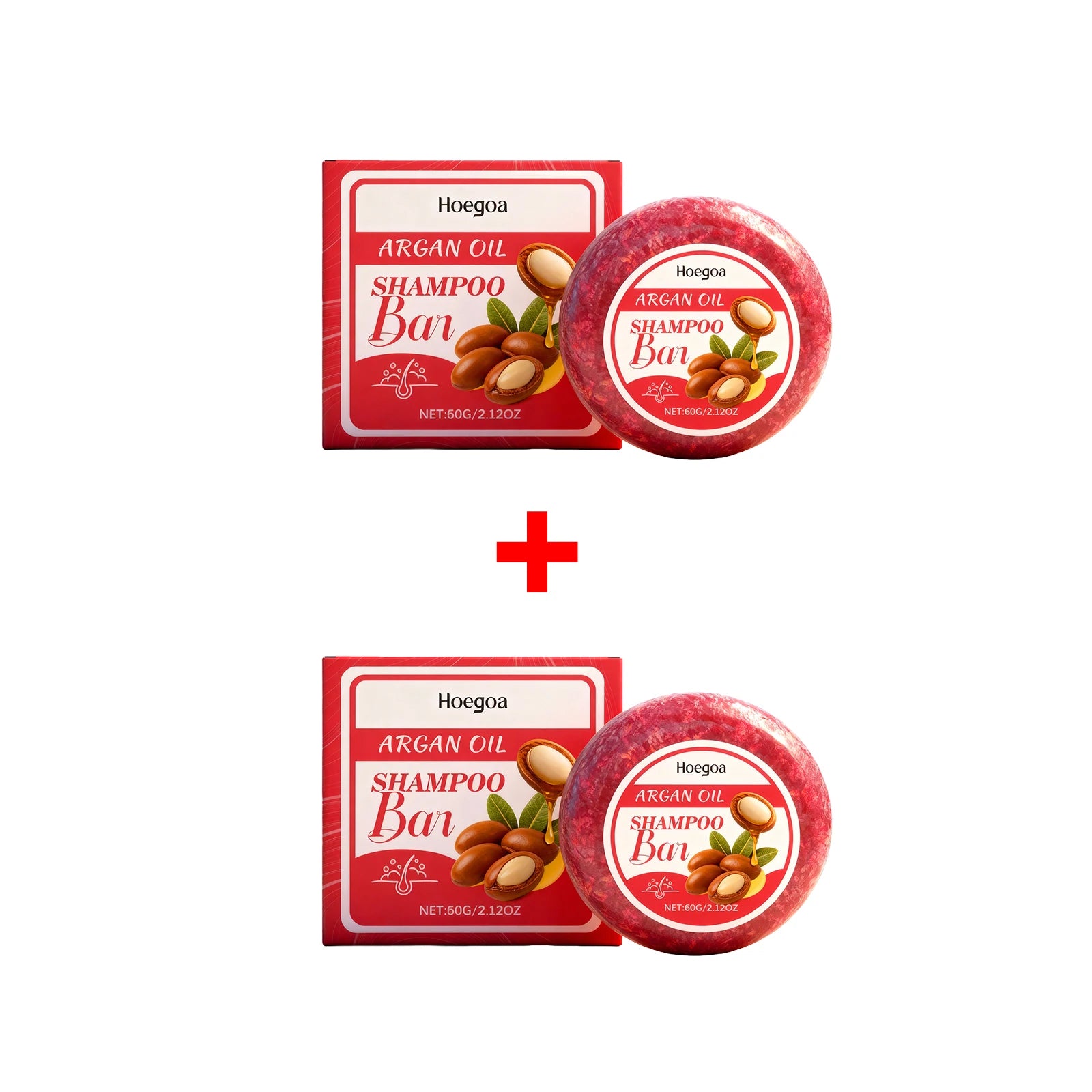 Argan Oil Shampoo Bar Gently Clean the Scalp Anti Hair Loss Oil Control Refreshing Strengthen Hair Roots Reduce Hair Split Ends Oasis Select 2pcs
