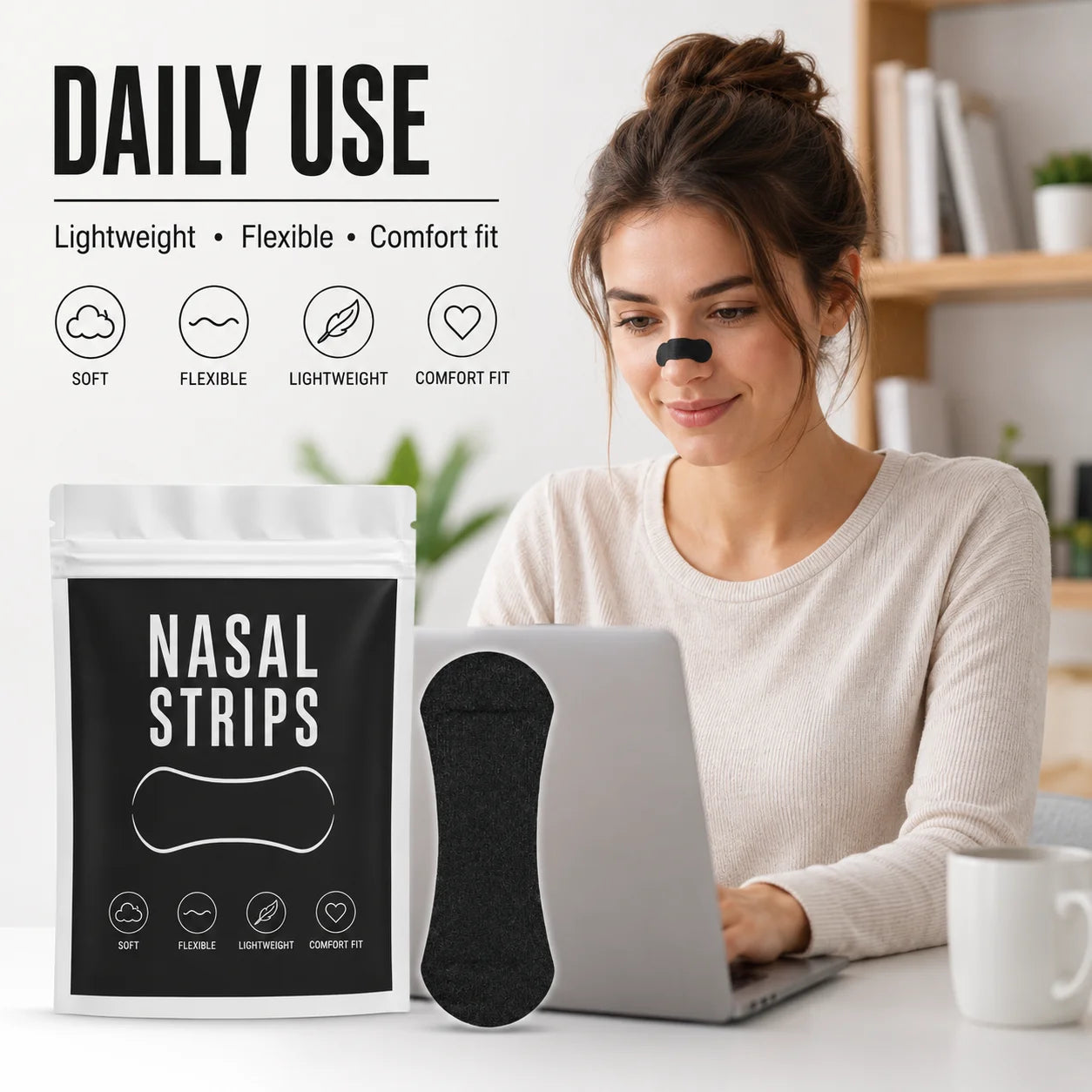 15/20/30pcs black nose patches, soft and comfortable for daily use, portable, a great home item Oasis Select