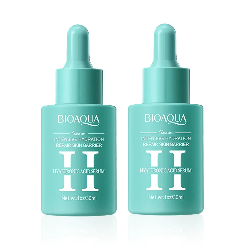 BIOAQUA Vitamin C Retinol Hyaluronic Acid Serum Set 2pcs Face Serum Set Oasis Select Hyaluronic Acid 2pcs