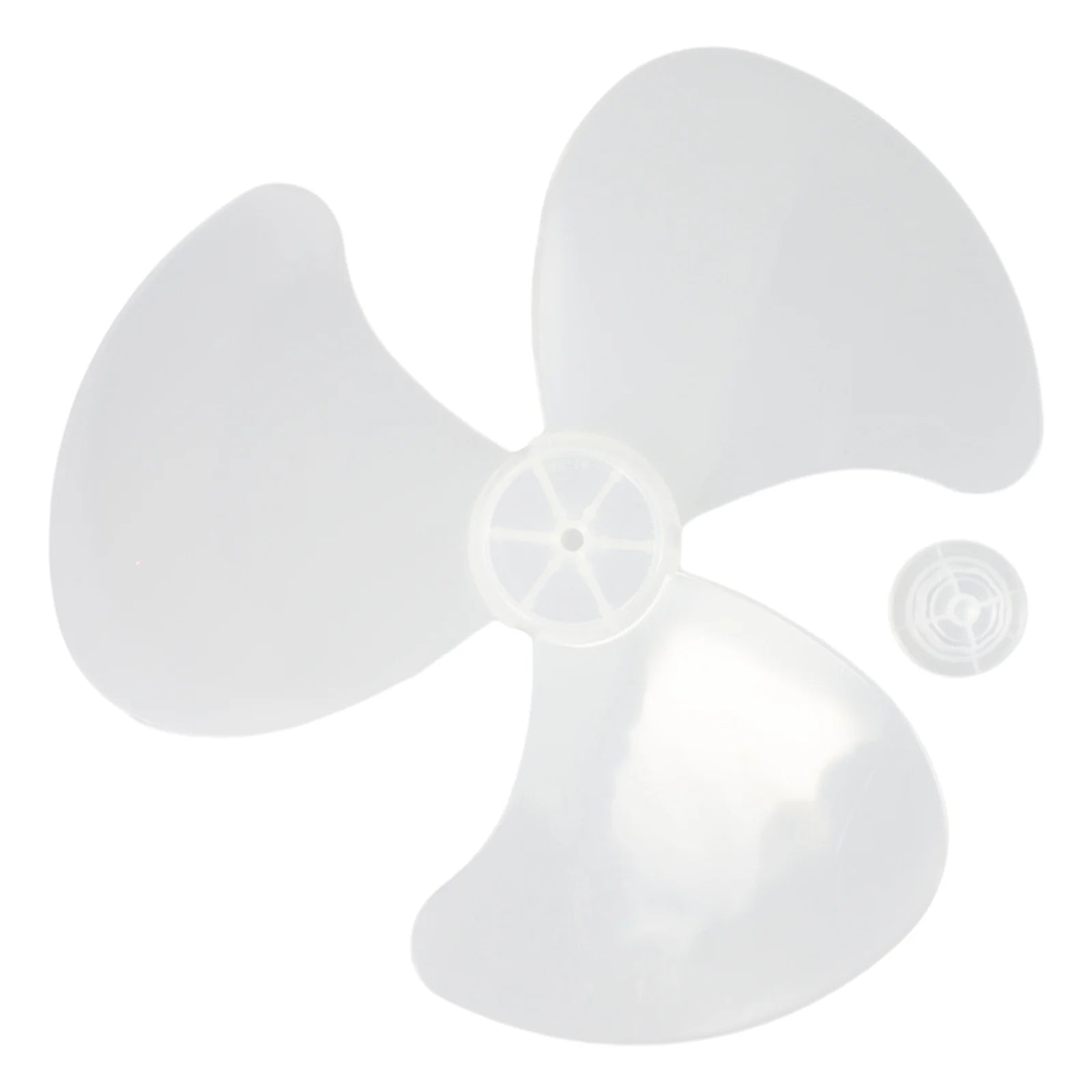 16Inch 3 Leaves Plastic Fan Blade With Nut Coverfor Standing Pedestal Floor Table Fanner Electric Fan Accessories Oasis Select