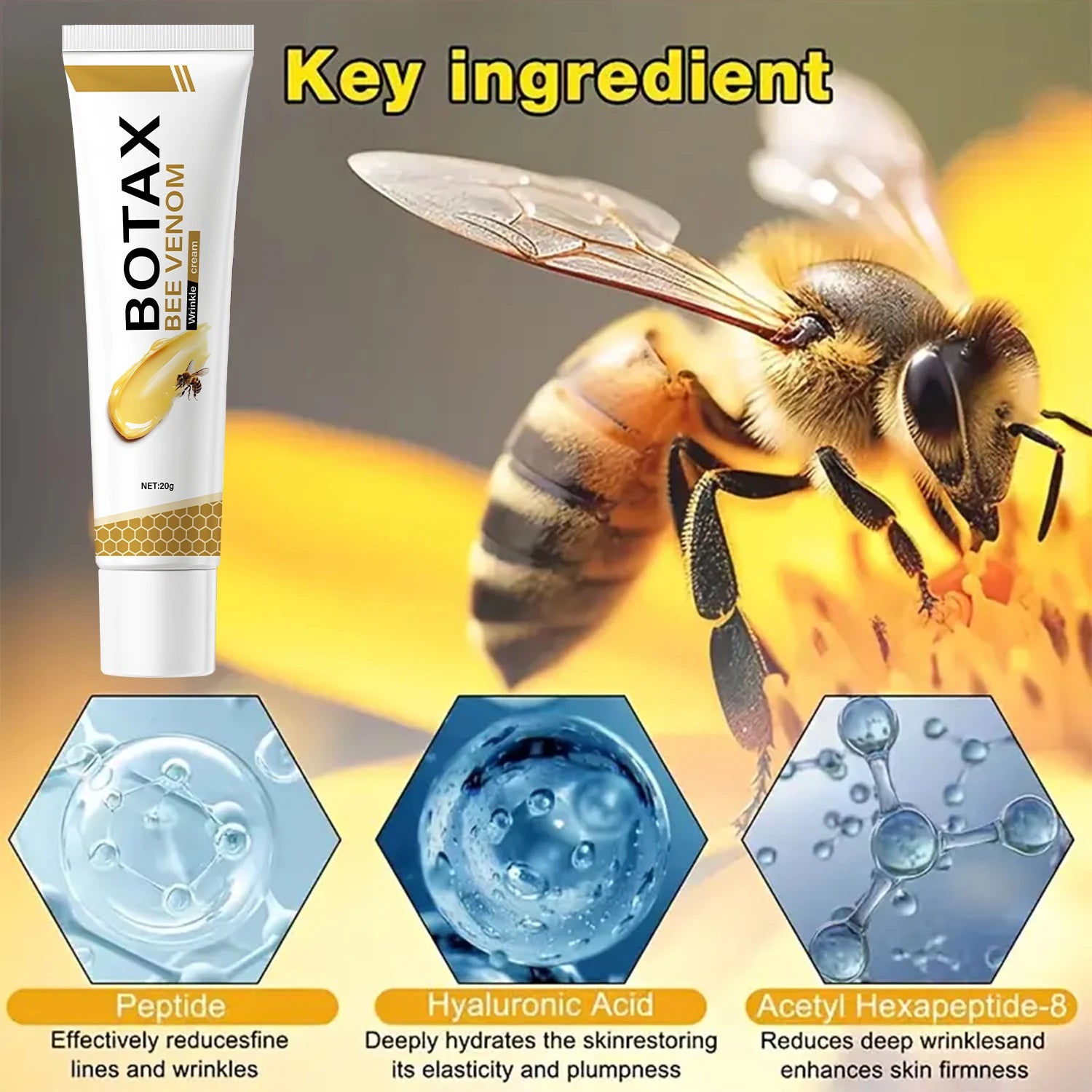 Instant Lift Eye Cream. For Men Women. Good Skin Ductility. Softens Smooths Tender Eye Area. Visible Firming. 20g Net. Oasis Select