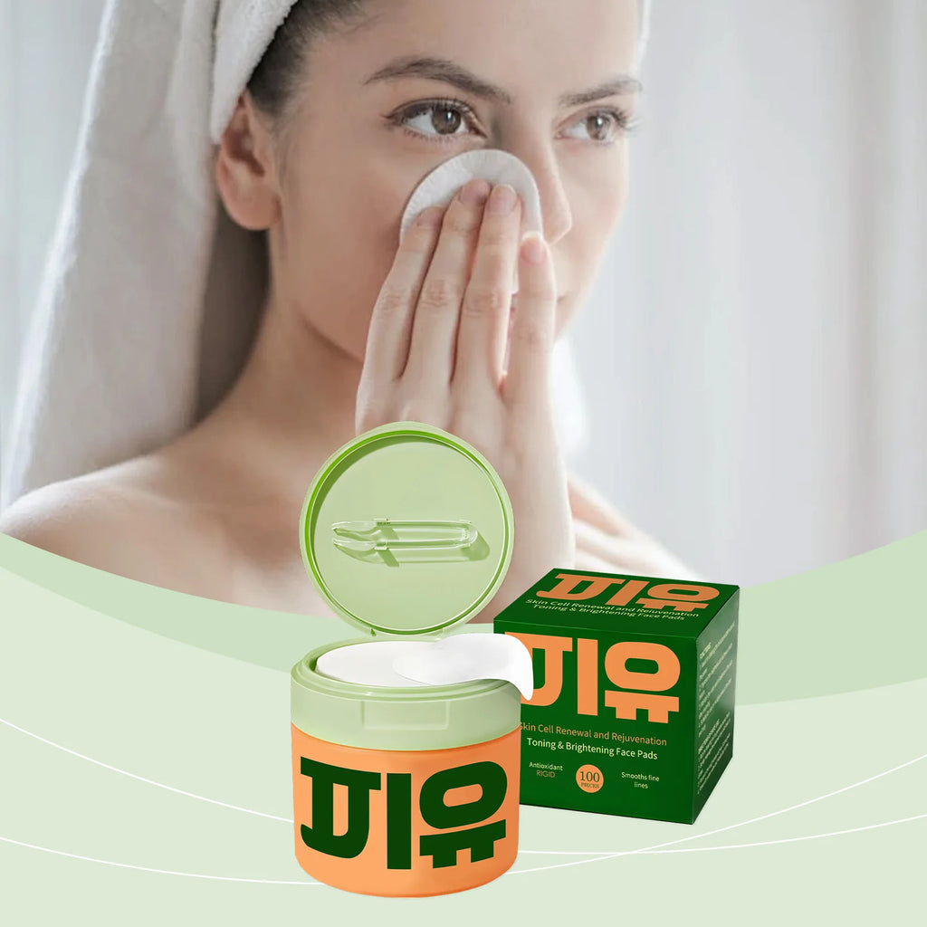 Centella Asiatica Hydrating Cotton Pads – 100pc Toning & Moisture