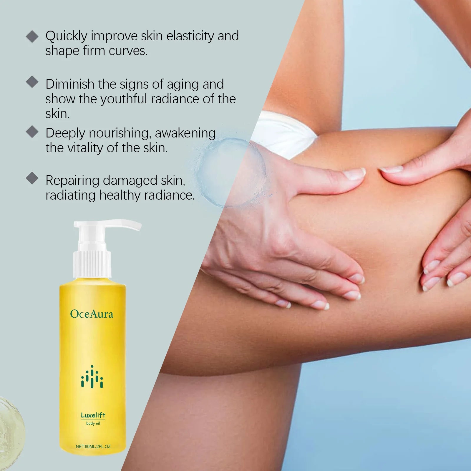 Body Firming Oil Moisturizing Lifting Improve Dry Rough Dullness Smooth Nourishing Brightening Tightening Massage Body Care Oil Oasis Select