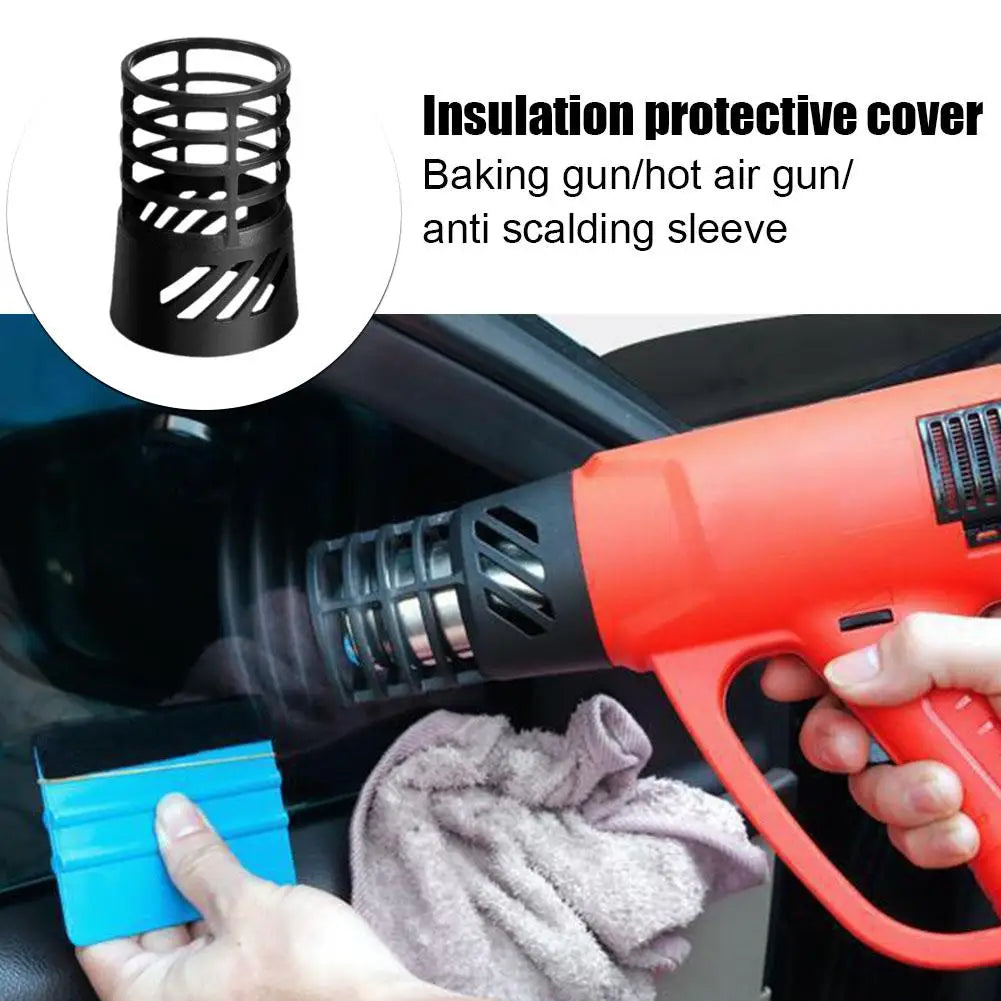 Hot Air Gun Protective Plastic Cover High Temperature Windpipe Anti Scalding Coating Tool Roasting Gun Ironing Cover Accessories Oasis Select