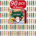 90 pieces/box 10 scented lipstick set Christmas set Moisturizing lips deep moisturizing Christmas gift Oasis Select lip blam set