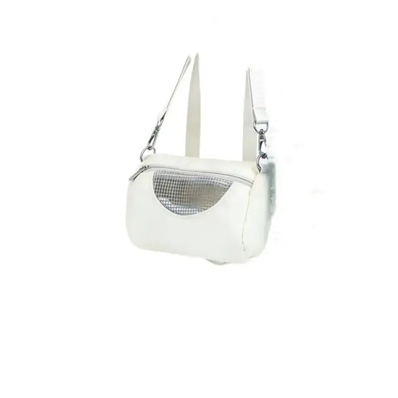 Hamster Travel Carrier Bag – Breathable Mesh Crossbody Cage