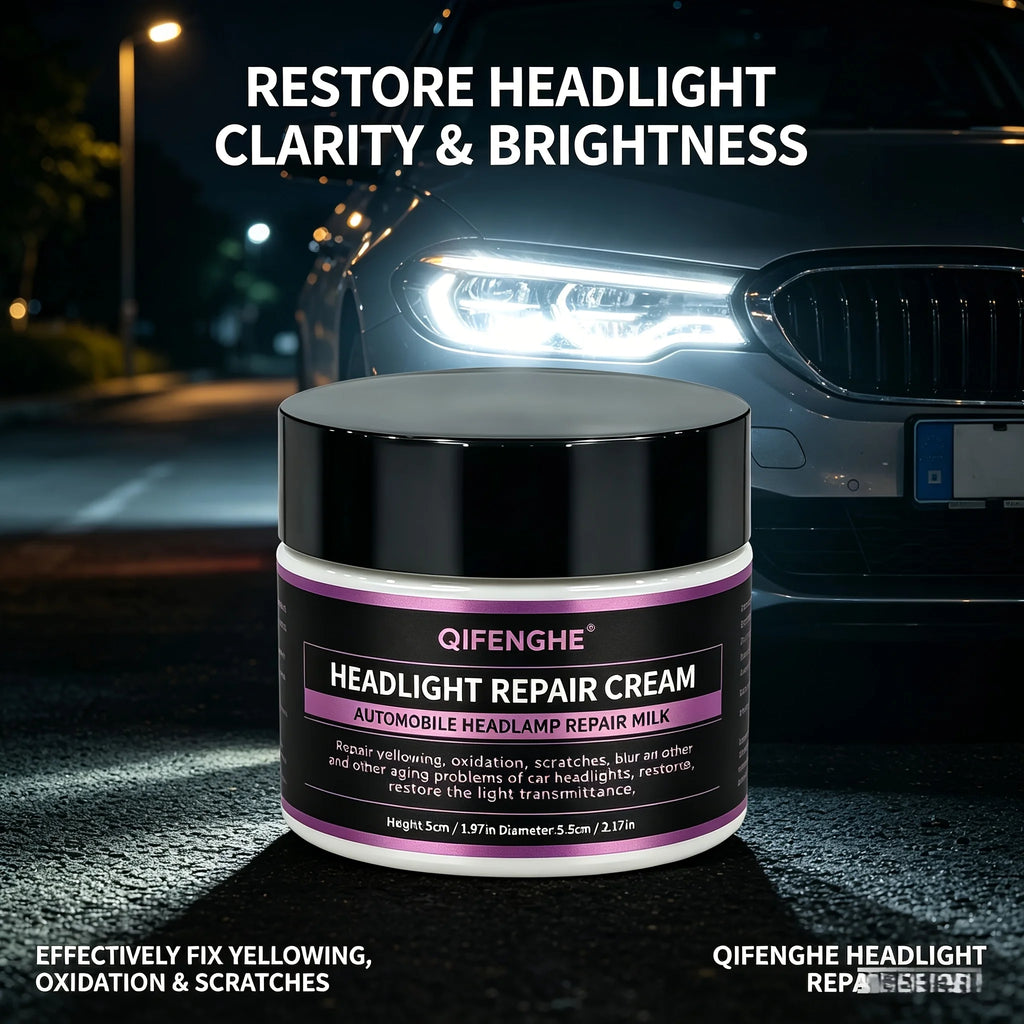 Headlight Restoration Cream – Remove Yellowing & Oxidation