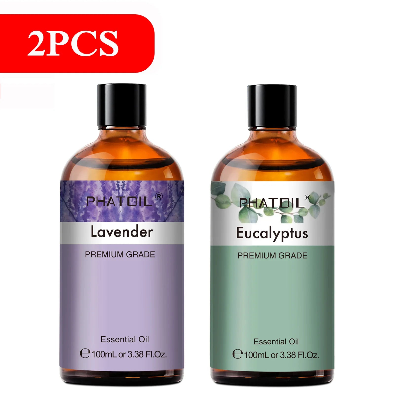PHATOIL 100ml Pure Essential Oil for Diffuser & Aromatherapy