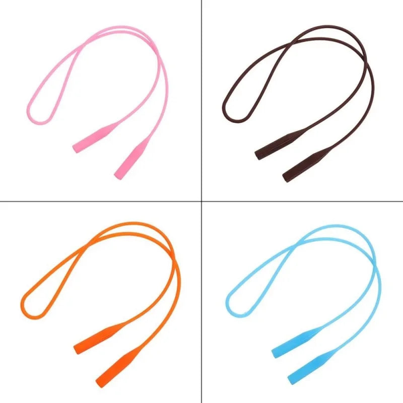 1/2pcs Eyeglasses Strap Glasses Sunglasses Chain Sports Band Cord Holder Elastic Anti Slip String Ropes Elastic Glasses String Oasis Select