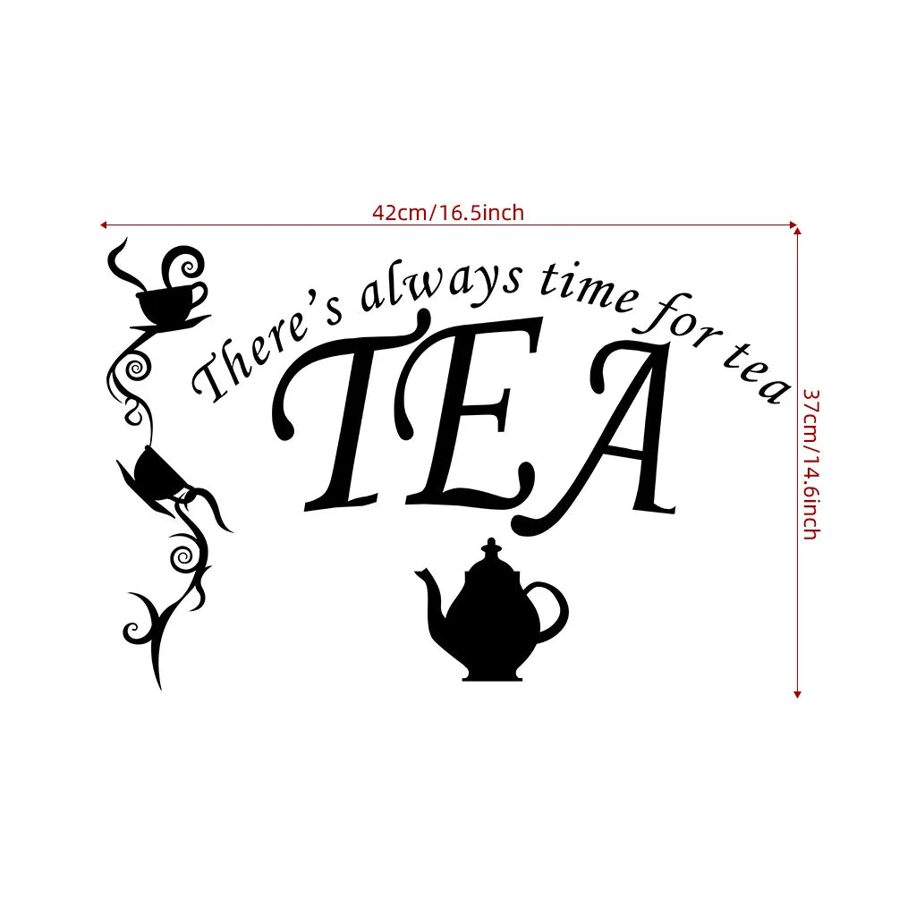 Coffee Is Always Good Tea Mugs Window Wall Sticker Kitchen Resturant Cafe Motivational Quote Wall Decal Vinyl Home Decor Oasis Select C