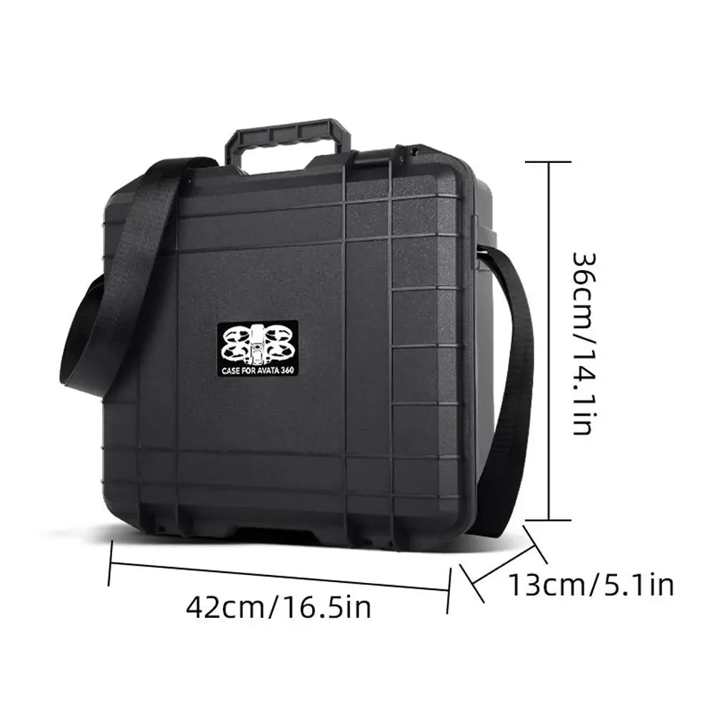 Portable Travel Suitcase For DJI Avata 360 Accessory Shoulder Carry Box Shockproof Storage Case Large Capacity Drone Safety Case Oasis Select