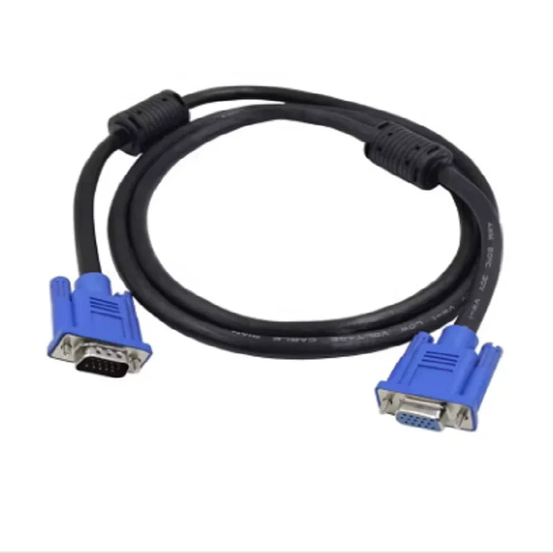 3m 1.5m 0.5m VGA Cable 15 Pin Vga Male To Male Female Cables Cord Wire Copper Core for PC Computer Monitor Projector VGA Cable Oasis Select