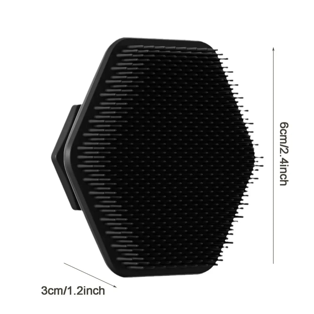 Silicone Exfoliating Face & Body Scrub Brush – No-Slip Handle Silicone Cleansing Brush Oasis Select 2pcs