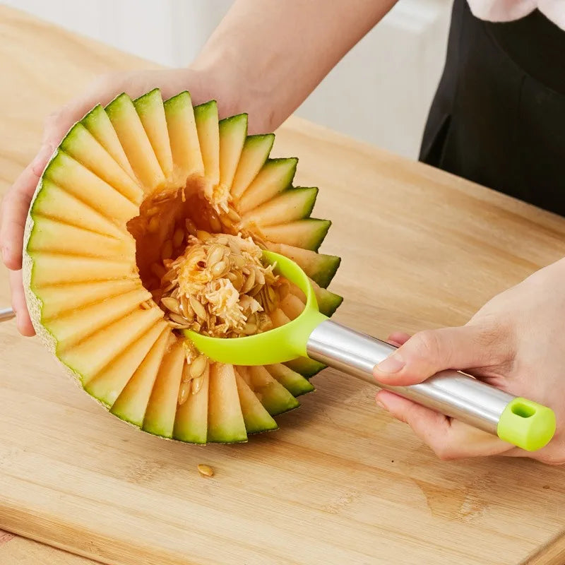 Stainless Steel Fruit Tool Set Watermelon Ball Scoop Apple Corer Remover Fruit Carving Knife Fruit Pulp Separator Tools Oasis Select