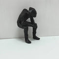 Creative Racing Style Seated Figurine 3D Printed Miniature Home Desk Ornament for Bedroom Gaming Room Home Aesthetic Decor Gifts Oasis Select driver B