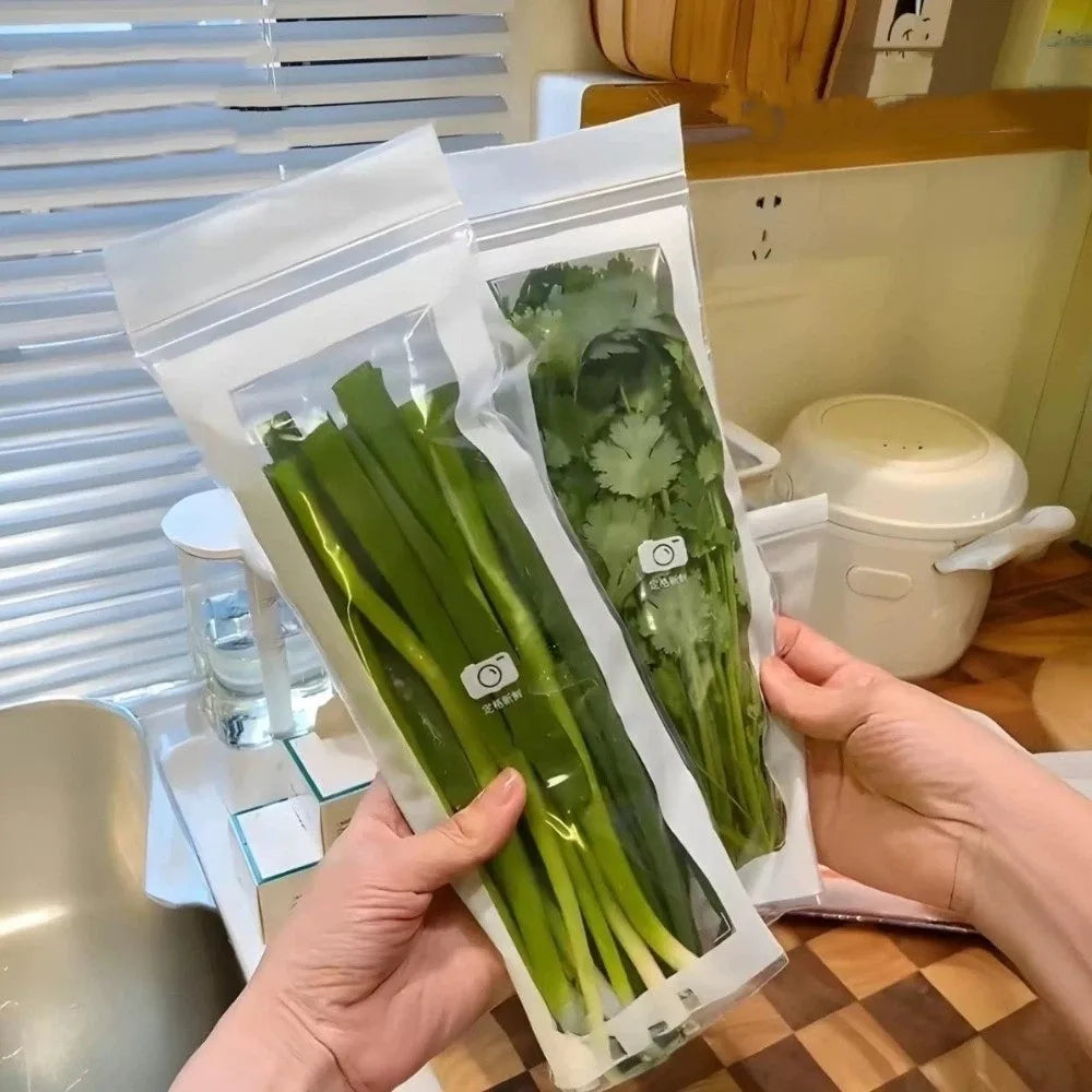 BPA-Free Sealed Leak-Proof Fridge Food Storage Bags – 50pcs