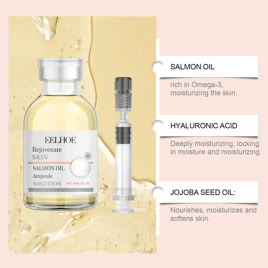EELHOE Salmon Oil Face Serum – Hyaluronic Acid & Pore Minimizer Face Serum Oasis Select