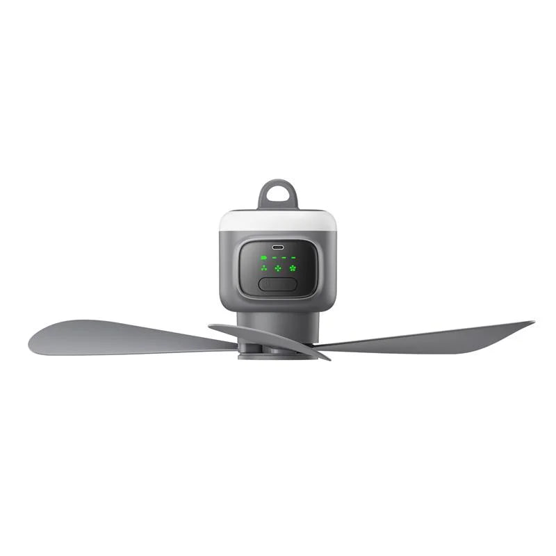 URGGU 12000mAh Camping Fan with LED Light & Remote Control