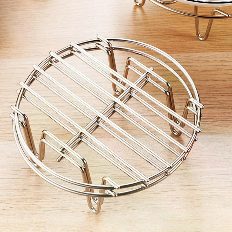 Stainless Steel Cookware Steamer Rack Cooking Baking Pot Stand Airfryer Grill Food Accessories Kitchen Steaming Racks Oasis Select