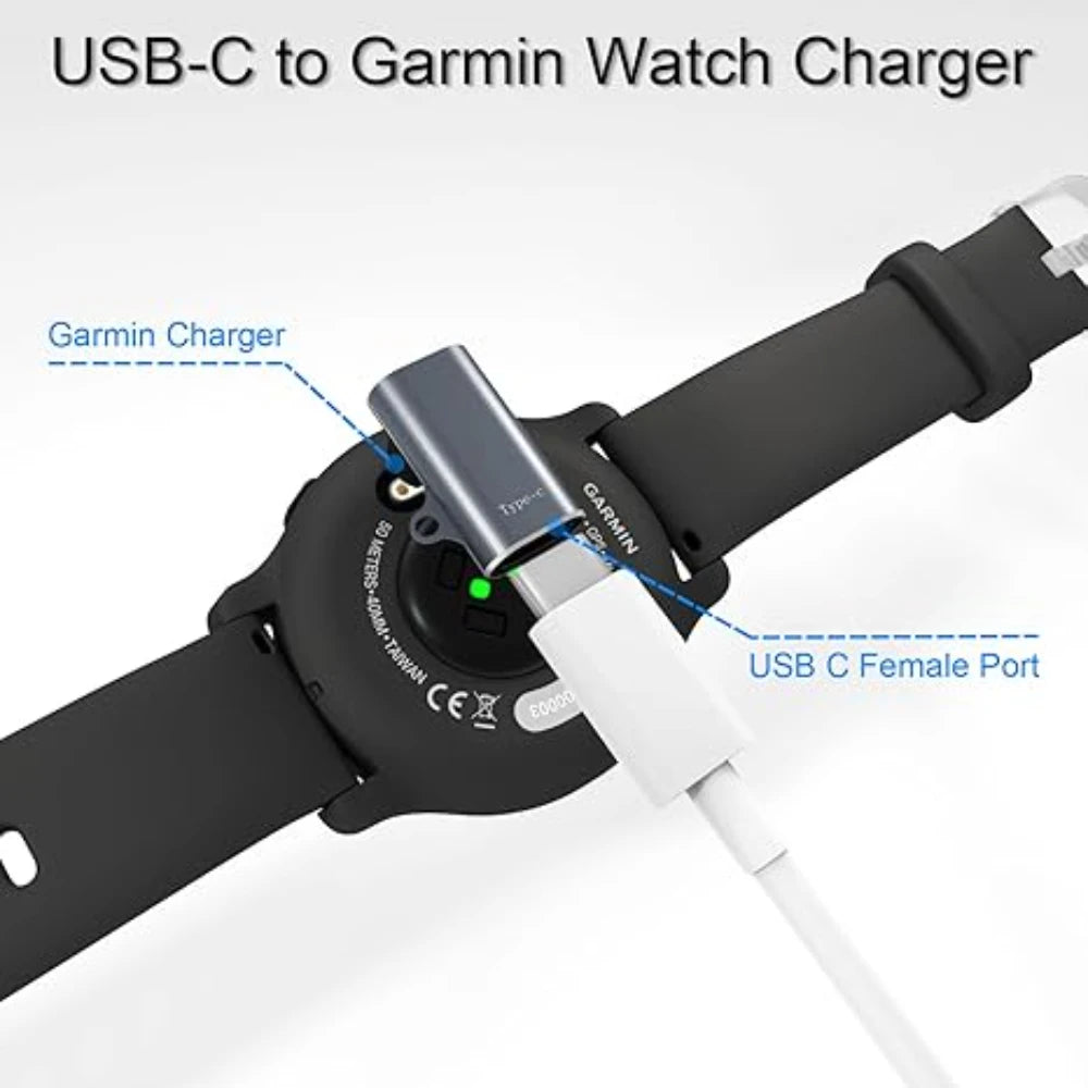 Garmin Fenix 8/7/6 Forerunner 955 965 USB-C Charger Cable Smartwatch Charger Oasis Select
