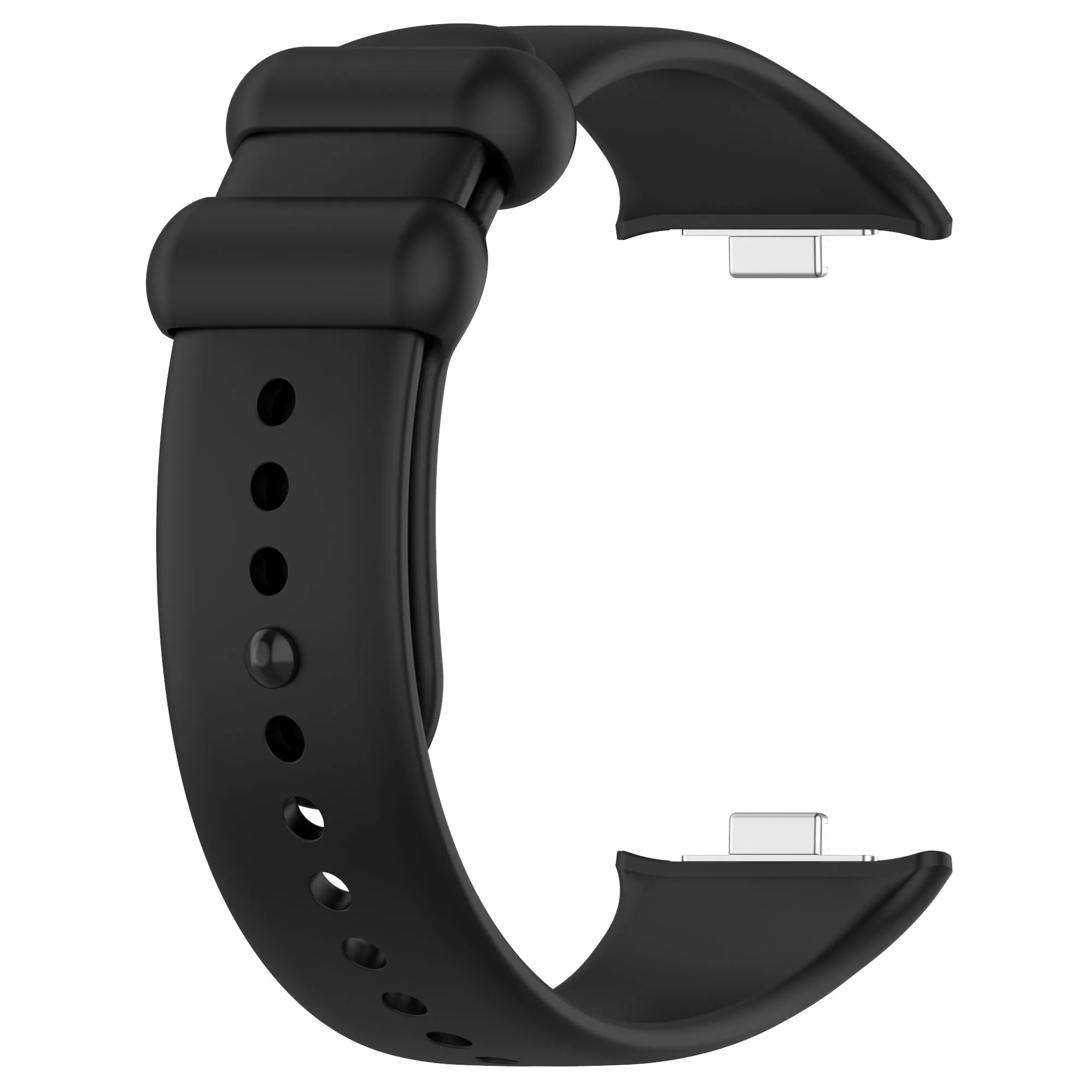 Silicone Band for Xiaomi Mi Band 8 Pro & Redmi Watch 5 Strap Smart Watch Band Oasis Select black