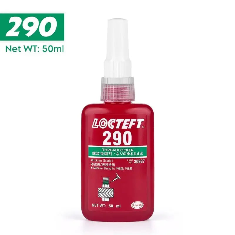 1pc 50ml Threadlocker Screw Glue Quickly Cured Thread Locking Agent Anaerobic Adhesive Corrosion-Resistant Anti-Loosening Glue Oasis Select 290