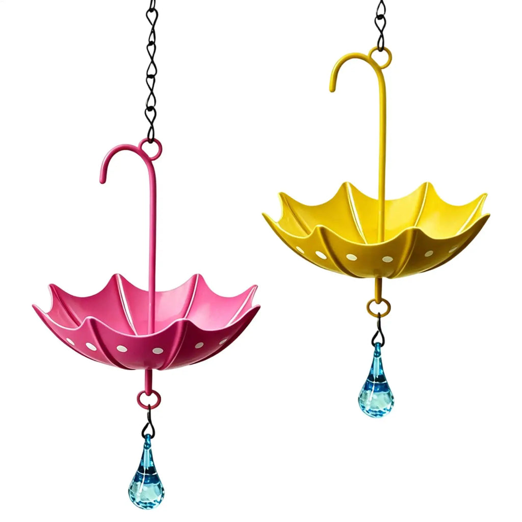 Bird Bath Umbrella Shaped Hanging Bird Feeder Birdbath For Garden Yard Farm Supplies Hummingbird Feeder Supplies Birdbath