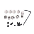 10pcs Pin Locking Backs Pin Locks Backs Locking Pinbacking Pinback Clasp with Wrench for Insignia Name Tag Landyards Badge Oasis Select 9x6mm