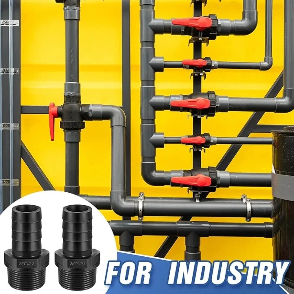 Plastic Bucket Pagoda Joint Pagoda 25/40/50MM Nozzle Male Thread Connector Hose Joints Irrigation Pipe Fittings Hose Adapter Oasis Select