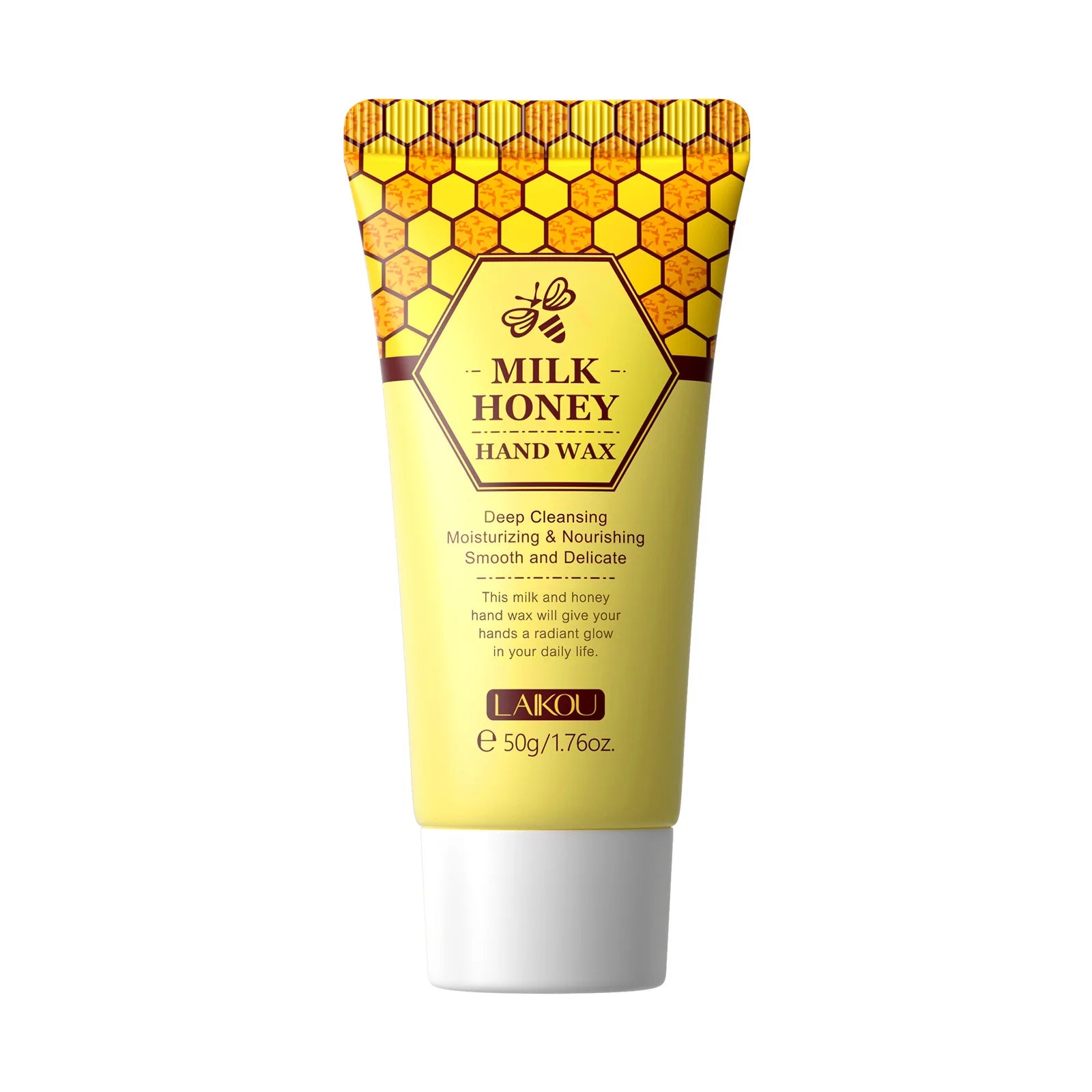 LAIKOU Honey Hand Wax Exfoliating Moisturizing Peeling Mask 50g Hand Exfoliating Mask Oasis Select milk honey hand wax 50g