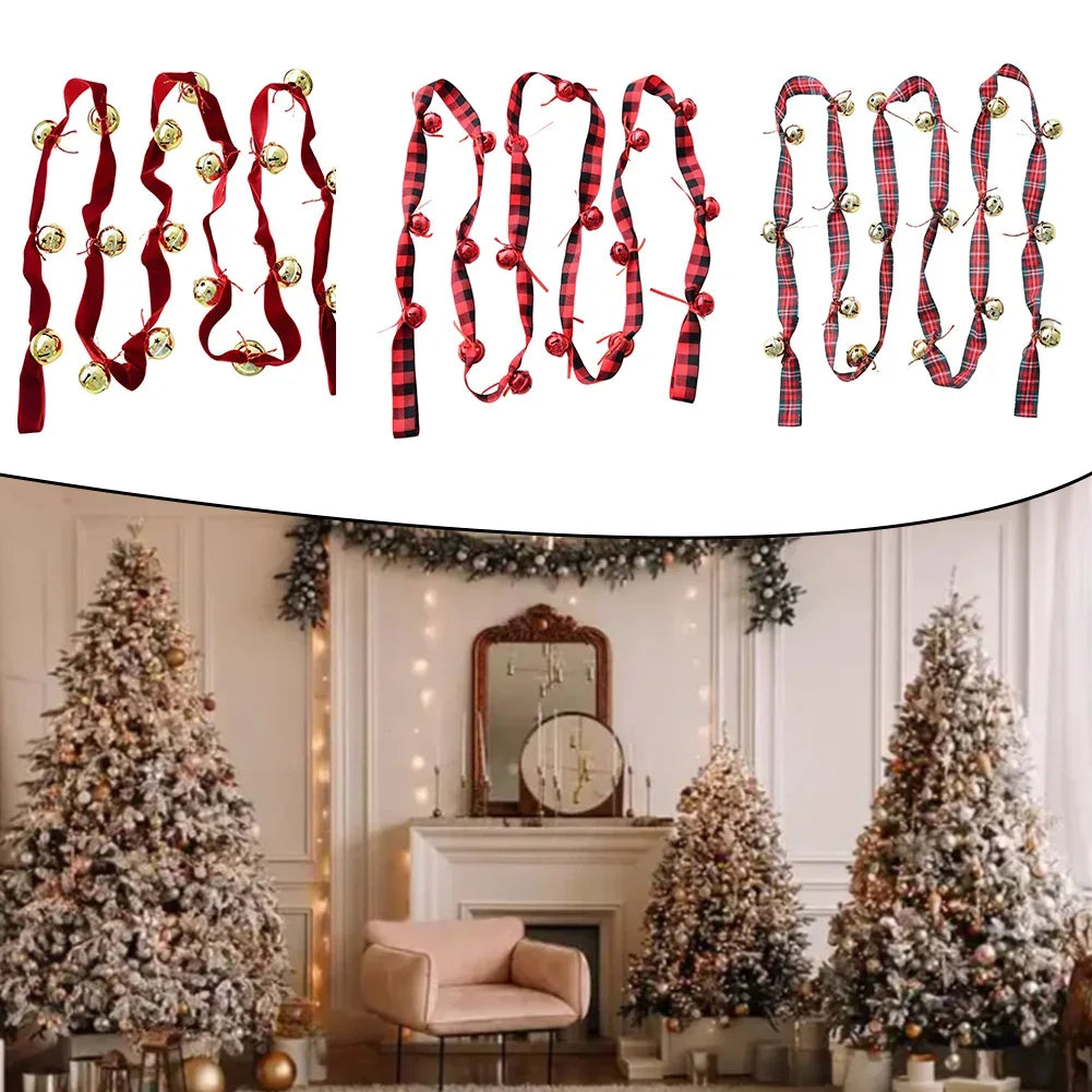 Christmas Celebration Bell String Festive String Elegant Design Lightweight And Easy To Install Multifunctional Use Oasis Select