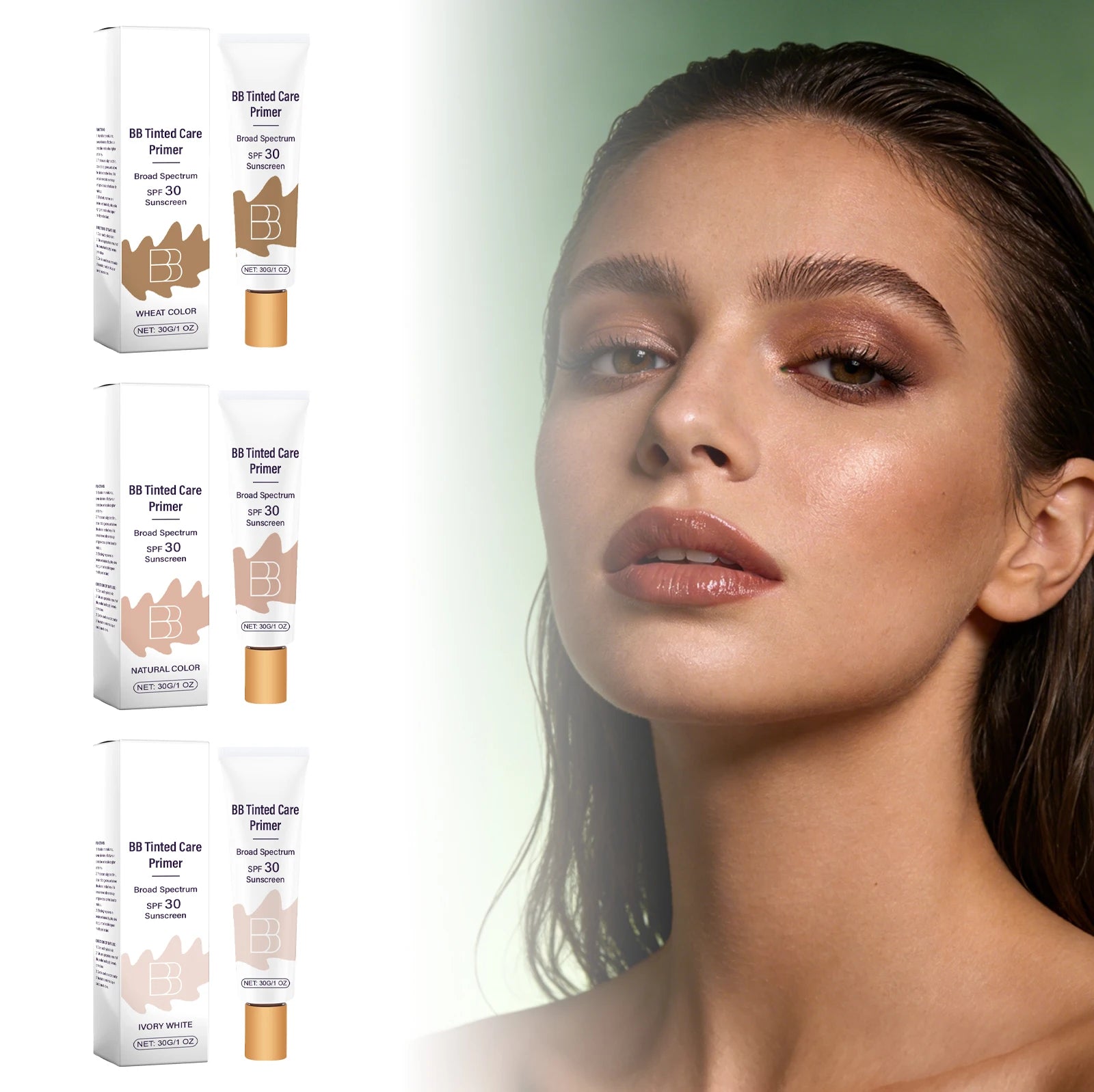 Sunscreen BB Cream Protect Sun Burn Calm Redness Balance Oil Shine Conceal Face Blemish Enhance Skin Barrier Portable Concealer Oasis Select