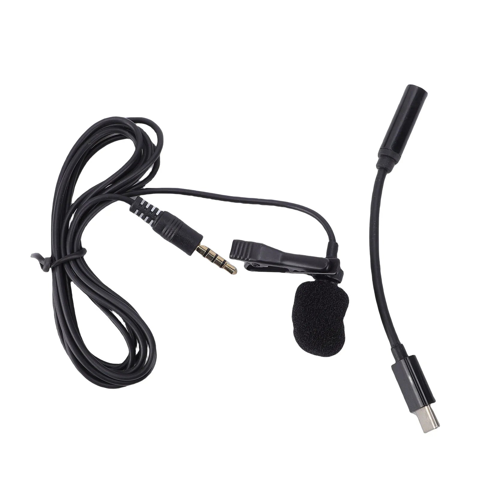 Lavalier Microphone with Clip Noise Reduction Unidirectional Wired Mic for Live Streaming Voice Recording Recording Microphone Oasis Select