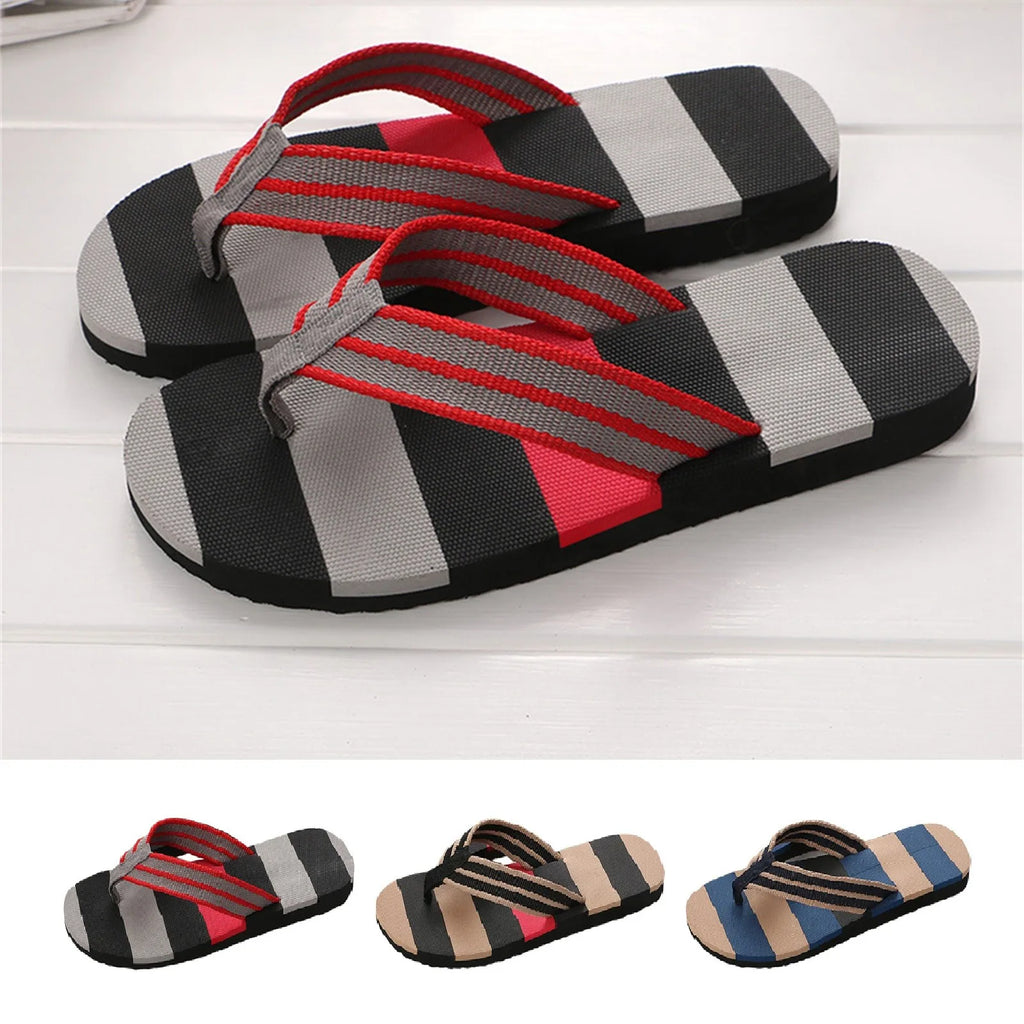 New Men's Slippers Men Summer Shoes Mixed Colors Sandals Male Slipper Indoor and Outdoor Flip Flops Casual Beach Shoes for Man Oasis Select