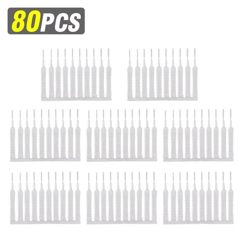 10-100pcs New Shower Head Cleaning Brush Washing Anti-Clogging Small Brush Pore Gap Cleaning Brush For Kitchen Toilet Phone Hole Oasis Select 80pcs