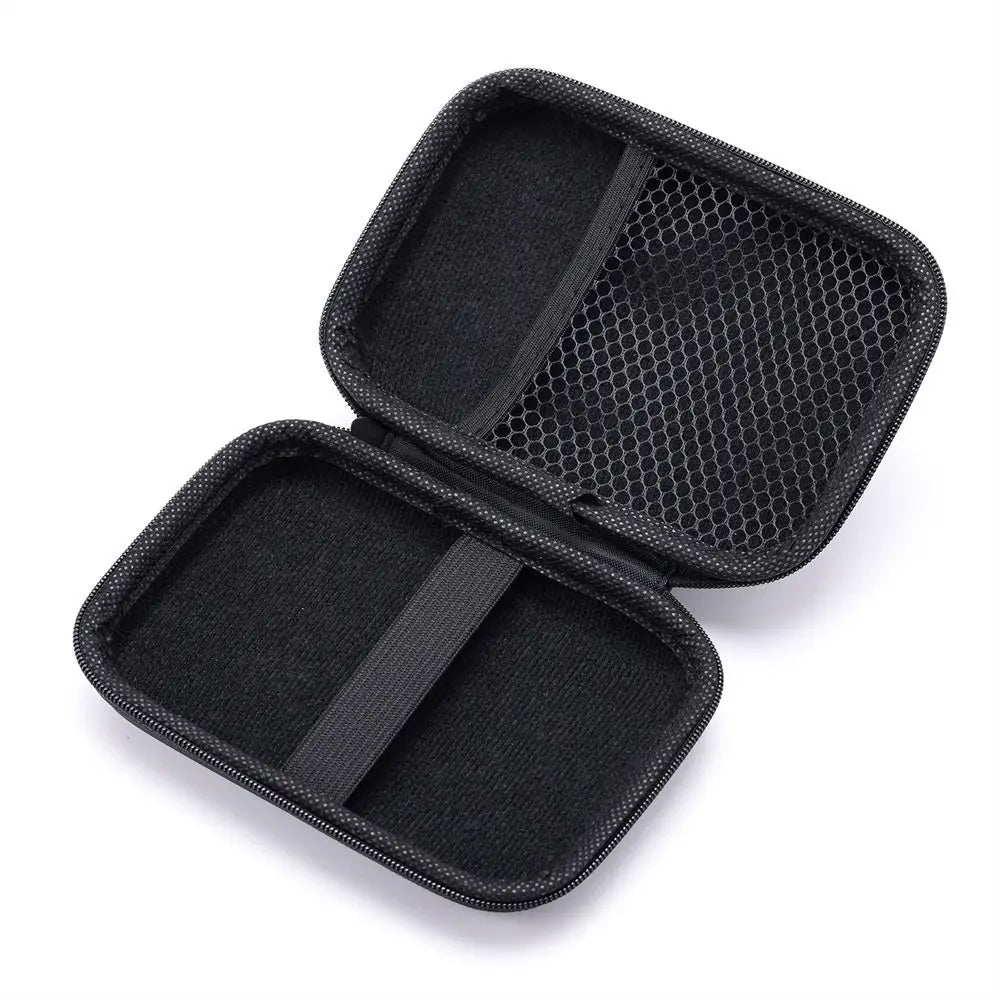 Portable Phone Charger Zipper Bag EVA Protection Case Hard Disk Data Cable Headphone Storage Pocket Pouch Travel Storage Box Oasis Select 15-10-4cm