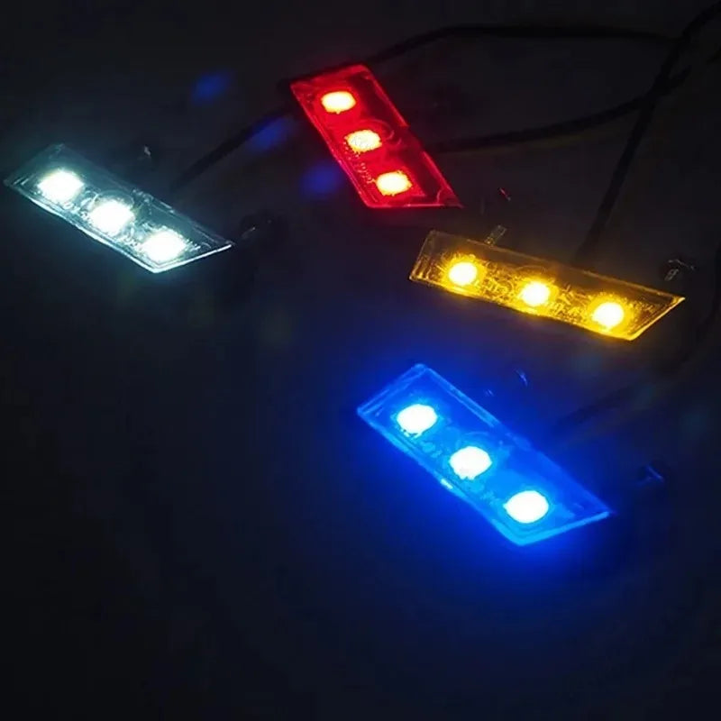 Waterproof 12V Universal Motorcycle License Plate LED Light Motorcycle License Light Rear Tail Lamp Indicators Motorbike Parts Oasis Select