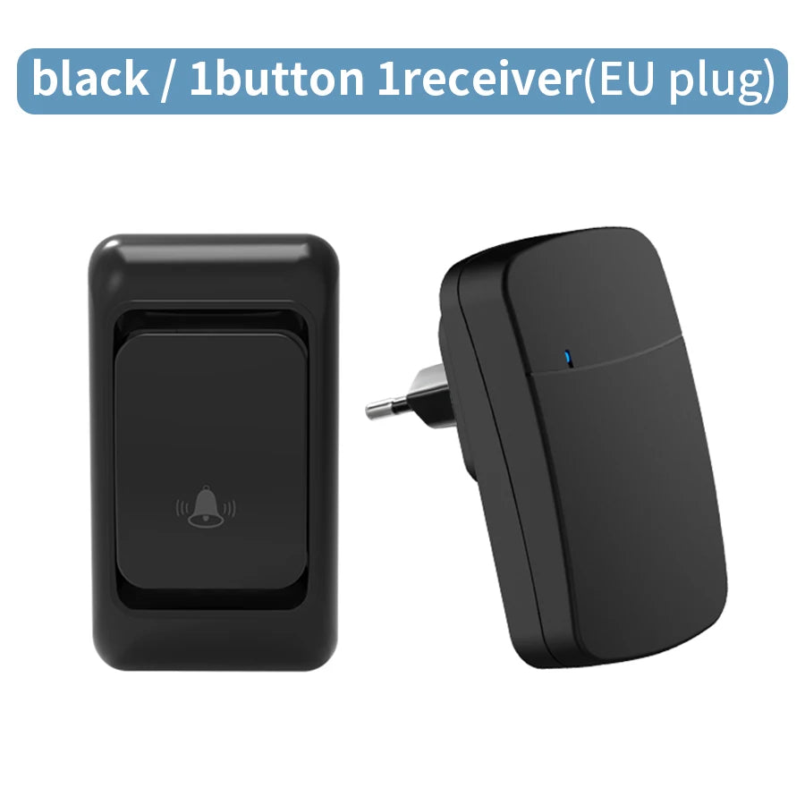 Wireless Doorbell Kit – Waterproof, 150M Range, 32 Songs Wireless Doorbell Kit Oasis Select 1B 1R EU-B