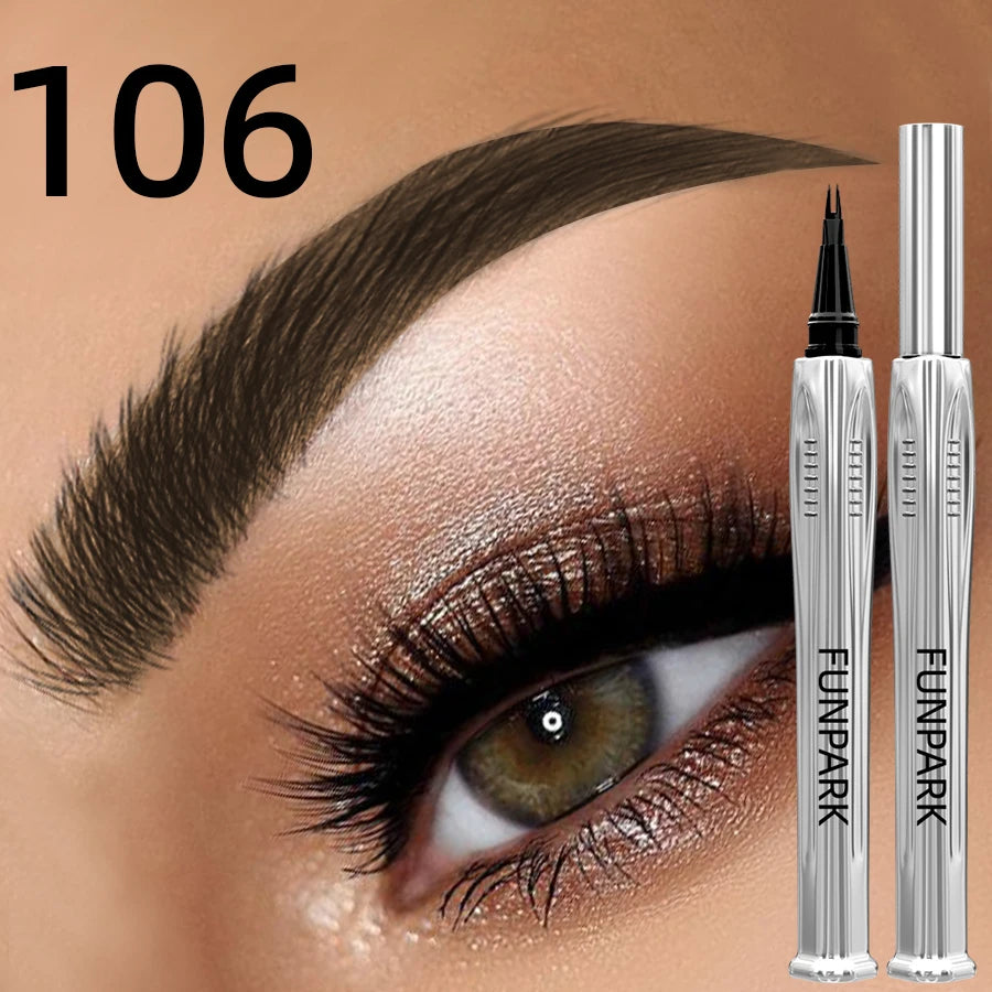 FUNPARK Microblading Eyebrow Pen – 8 Colors, Waterproof