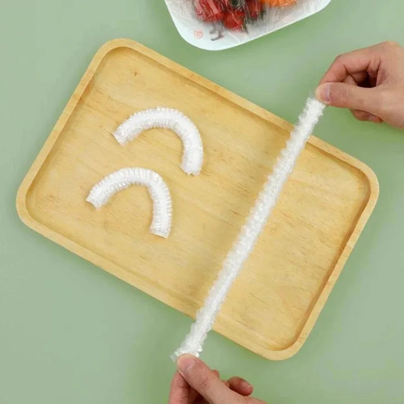100/500/1000pcs Plastic Wrap, Extra Thick Disposable - Transparent Stretchable Film For Leftovers, Fruits, And Vegetables Oasis Select
