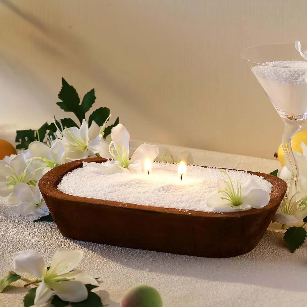 200G White Black Pearled Candle Sand Set with 10pcs Candle Wick DIY Handmade Materials For Beads Candle Making Kit Crafts Oasis Select