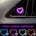 Solar Heart Neon LED Car Interior Light – 5 Modes | Dashboard Car Atmosphere Light Oasis Select BlueB